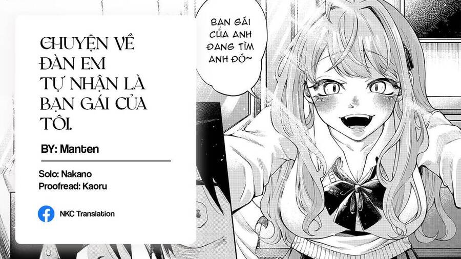 Chuyện Về Đàn Em Tự Nhận Là Bạn Gái Của Tôi - Chapter 1