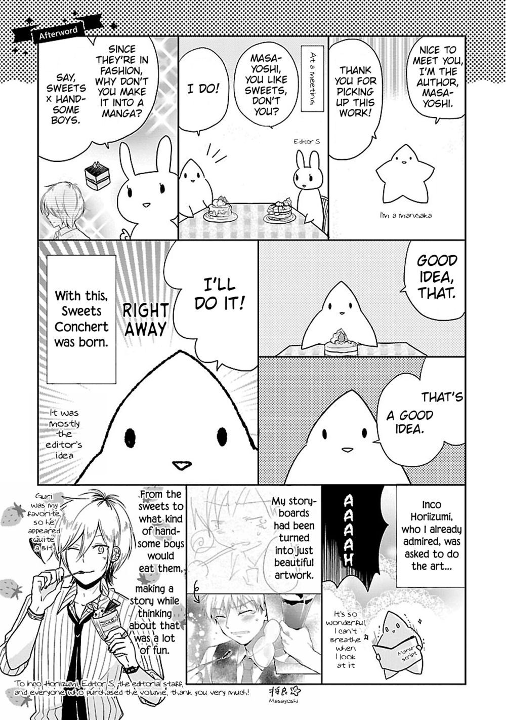 Sweets Conchert - Amami Danshi No Hinichijou - Chapter 11.5