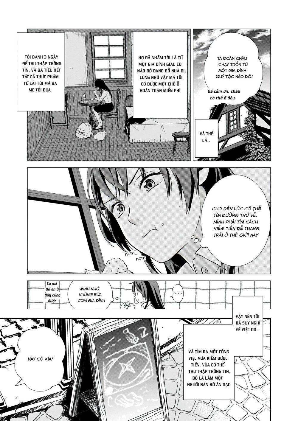 Tôi Trở Thành Thánh Nữ Bán Đồ Ăn Dạo Ở Thế Giới Khác - Chapter 1