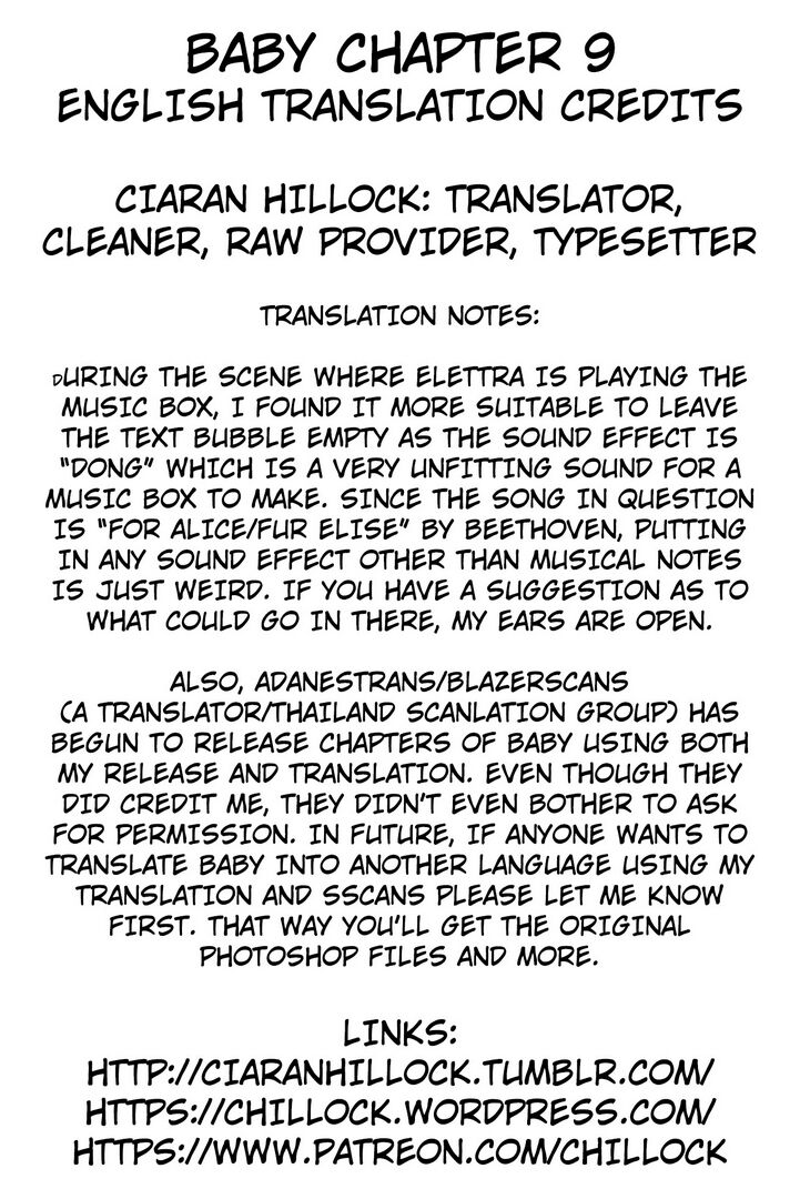 Baby - Chapter 9