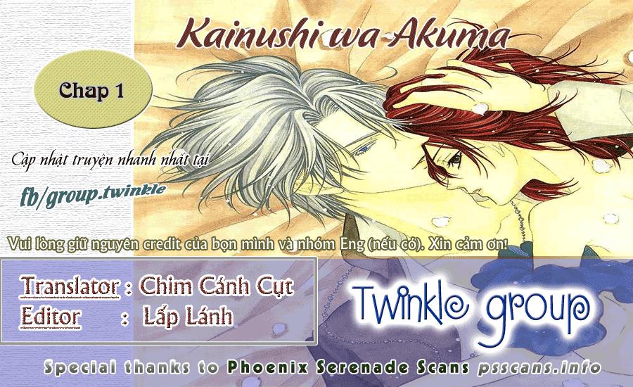 Kainushi Wa Akuma - Chapter 1