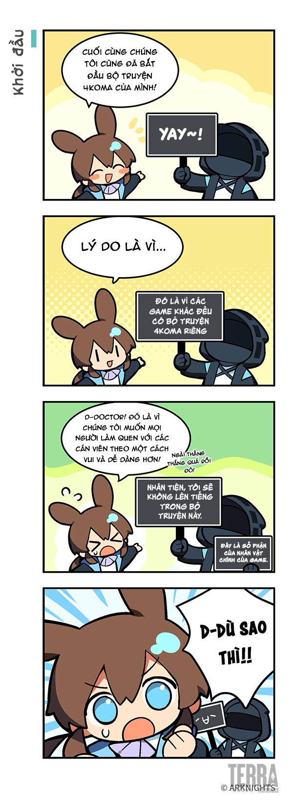 Minh Nhật Phương Chu: 123 Rhodes Island!? - Chapter 1