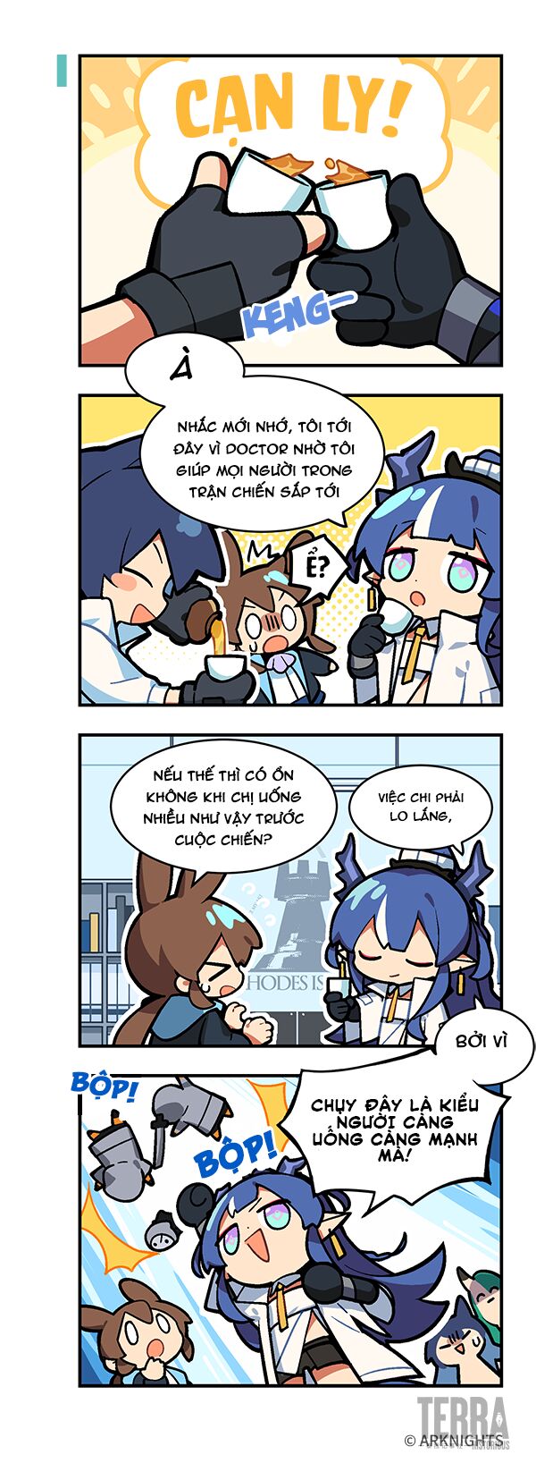 Minh Nhật Phương Chu: 123 Rhodes Island!? - Chapter 3