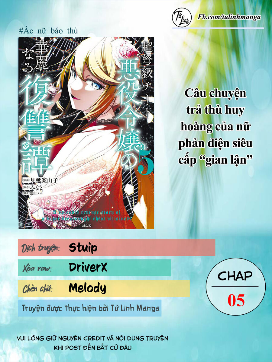 Câu Chuyện Trả Thù Huy Hoàng Của Nữ Phản Diện Siêu Cấp “Gian Lận” - Chapter 5