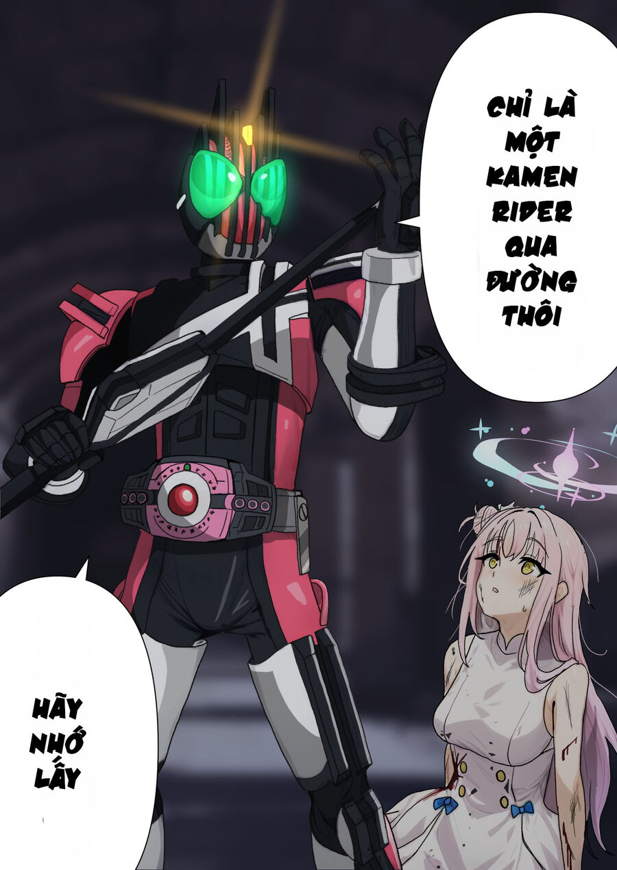 Blue Archive X Kamen Rider Decade - Câu Chuyện Về Thầy Giáo Schale Kadoya Tsukasa - Chapter 1