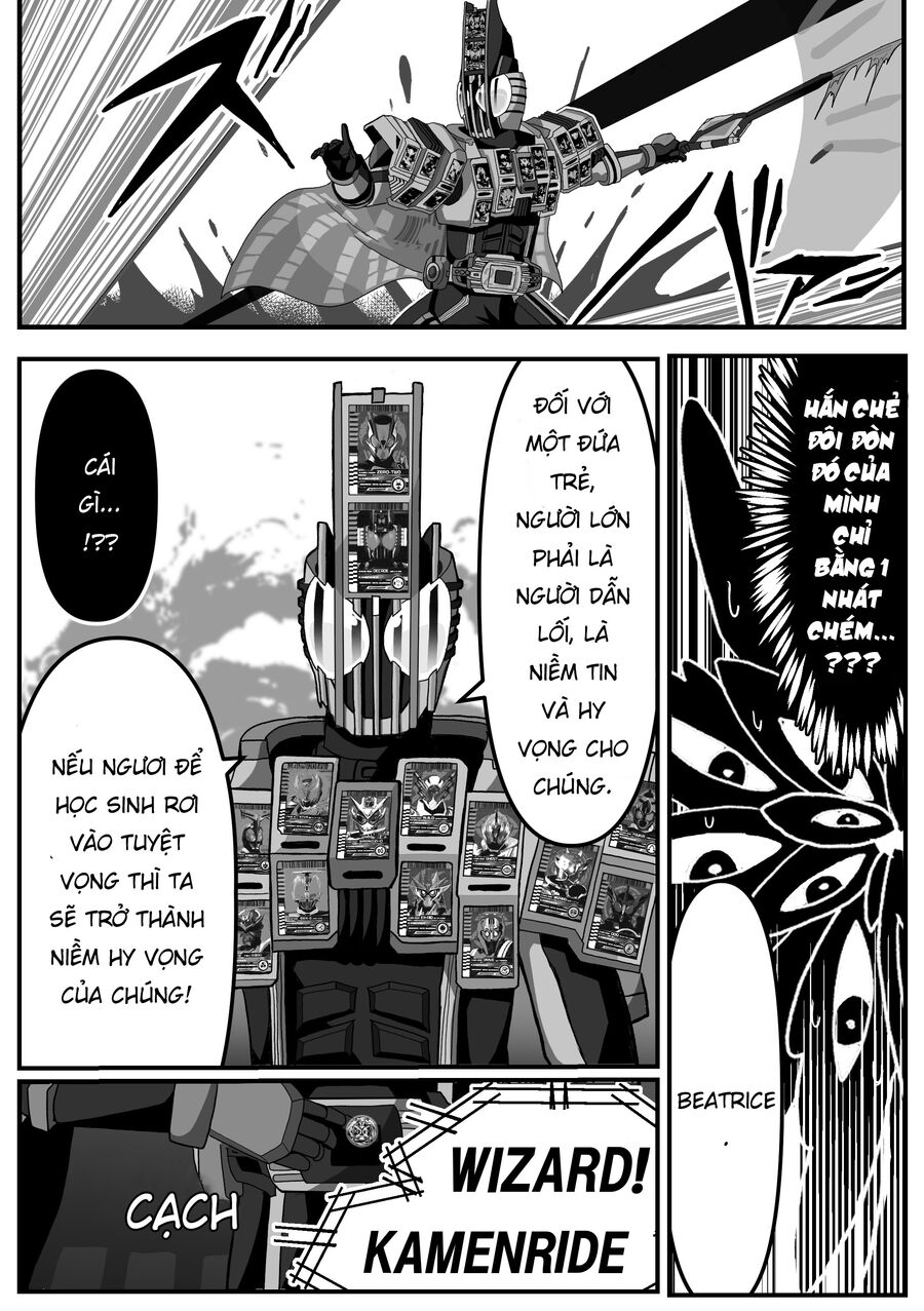 Blue Archive X Kamen Rider Decade - Câu Chuyện Về Thầy Giáo Schale Kadoya Tsukasa - Chapter 13
