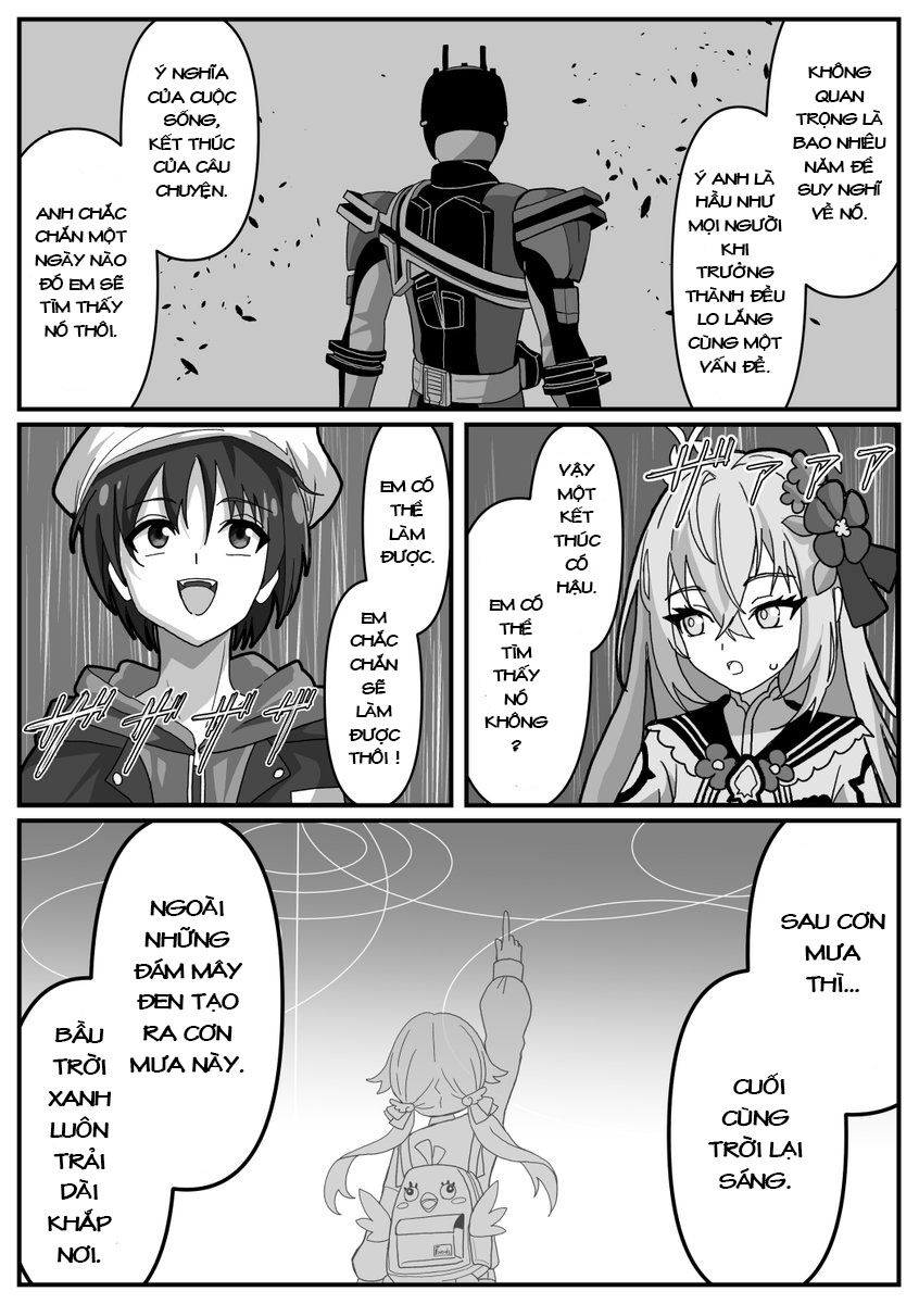 Blue Archive X Kamen Rider Decade - Câu Chuyện Về Thầy Giáo Schale Kadoya Tsukasa - Chapter 16