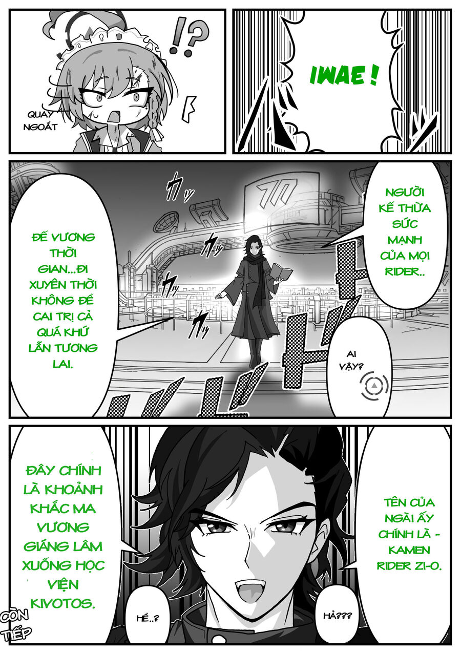 Blue Archive X Kamen Rider Decade - Câu Chuyện Về Thầy Giáo Schale Kadoya Tsukasa - Chapter 22
