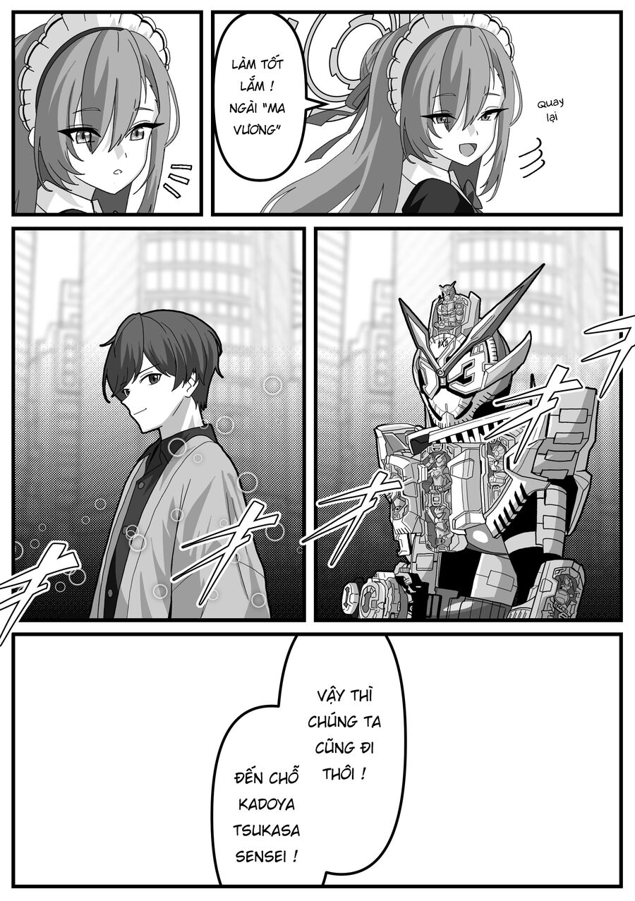 Blue Archive X Kamen Rider Decade - Câu Chuyện Về Thầy Giáo Schale Kadoya Tsukasa - Chapter 24