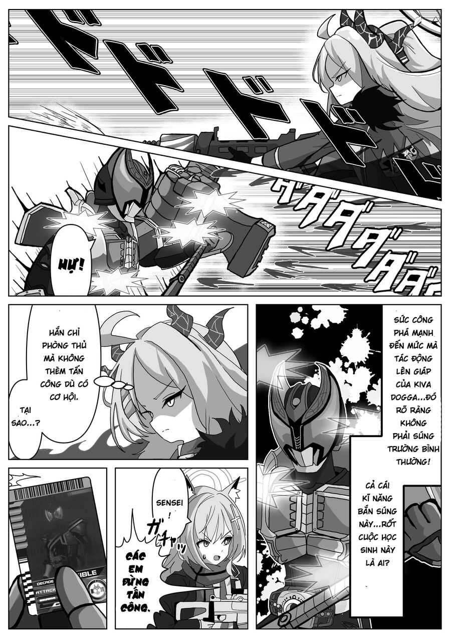 Blue Archive X Kamen Rider Decade - Câu Chuyện Về Thầy Giáo Schale Kadoya Tsukasa - Chapter 4