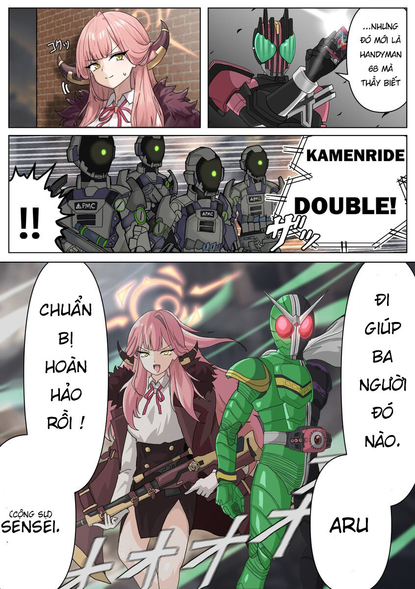 Blue Archive X Kamen Rider Decade - Câu Chuyện Về Thầy Giáo Schale Kadoya Tsukasa - Chapter 6