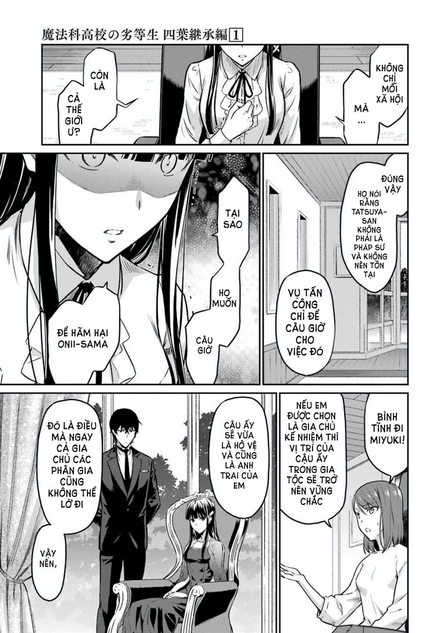Kẻ Dị Biệt Tại Trường Trung Học Phép Thuật: Người Kế Vị Yotsuba - Chapter 6