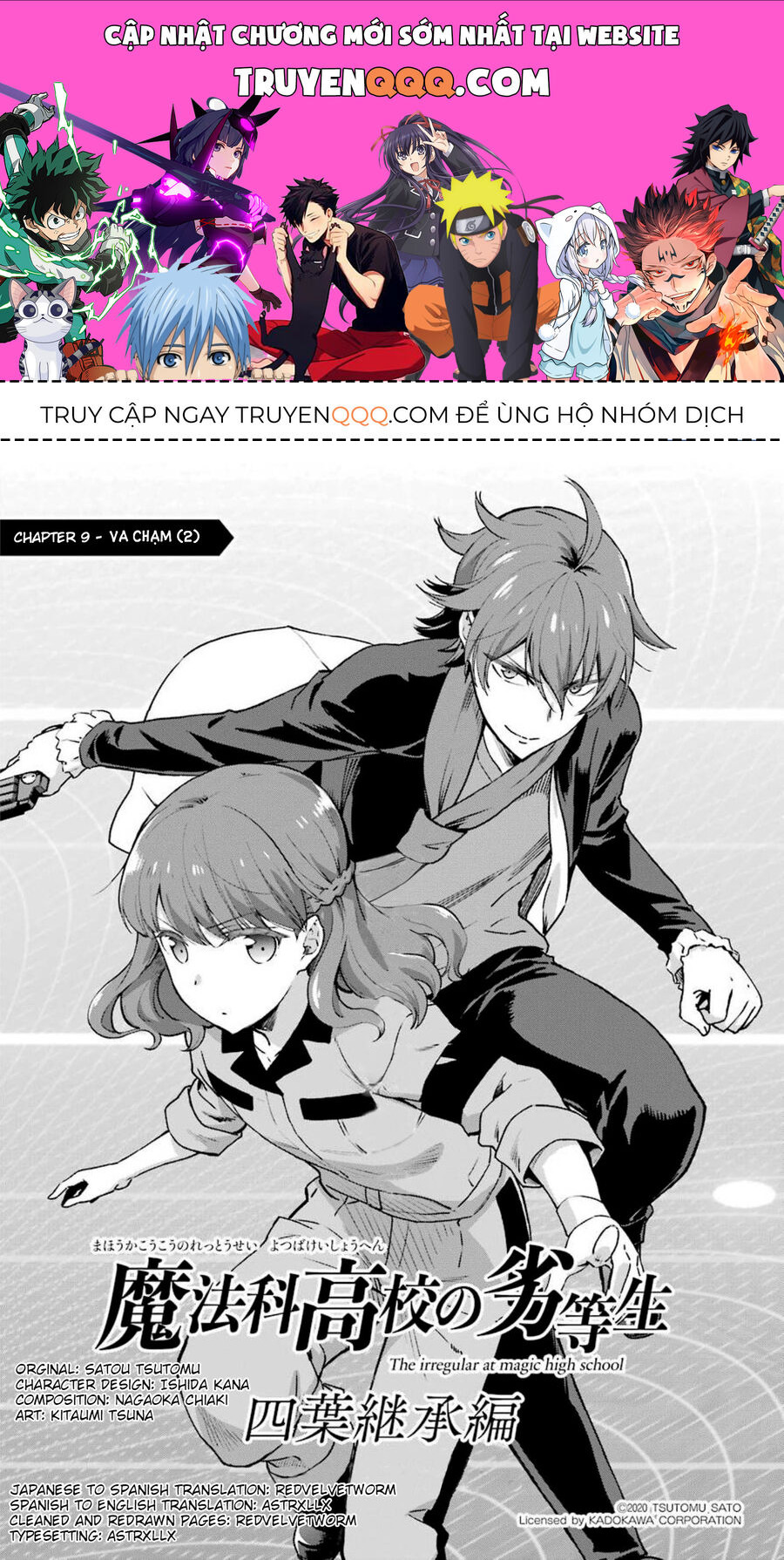 Kẻ Dị Biệt Tại Trường Trung Học Phép Thuật: Người Kế Vị Yotsuba - Chapter 9