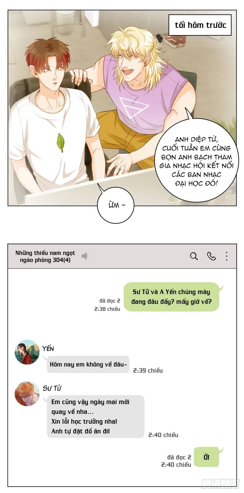 Ký Túc Xá Nam Phòng 303 - Chapter 25