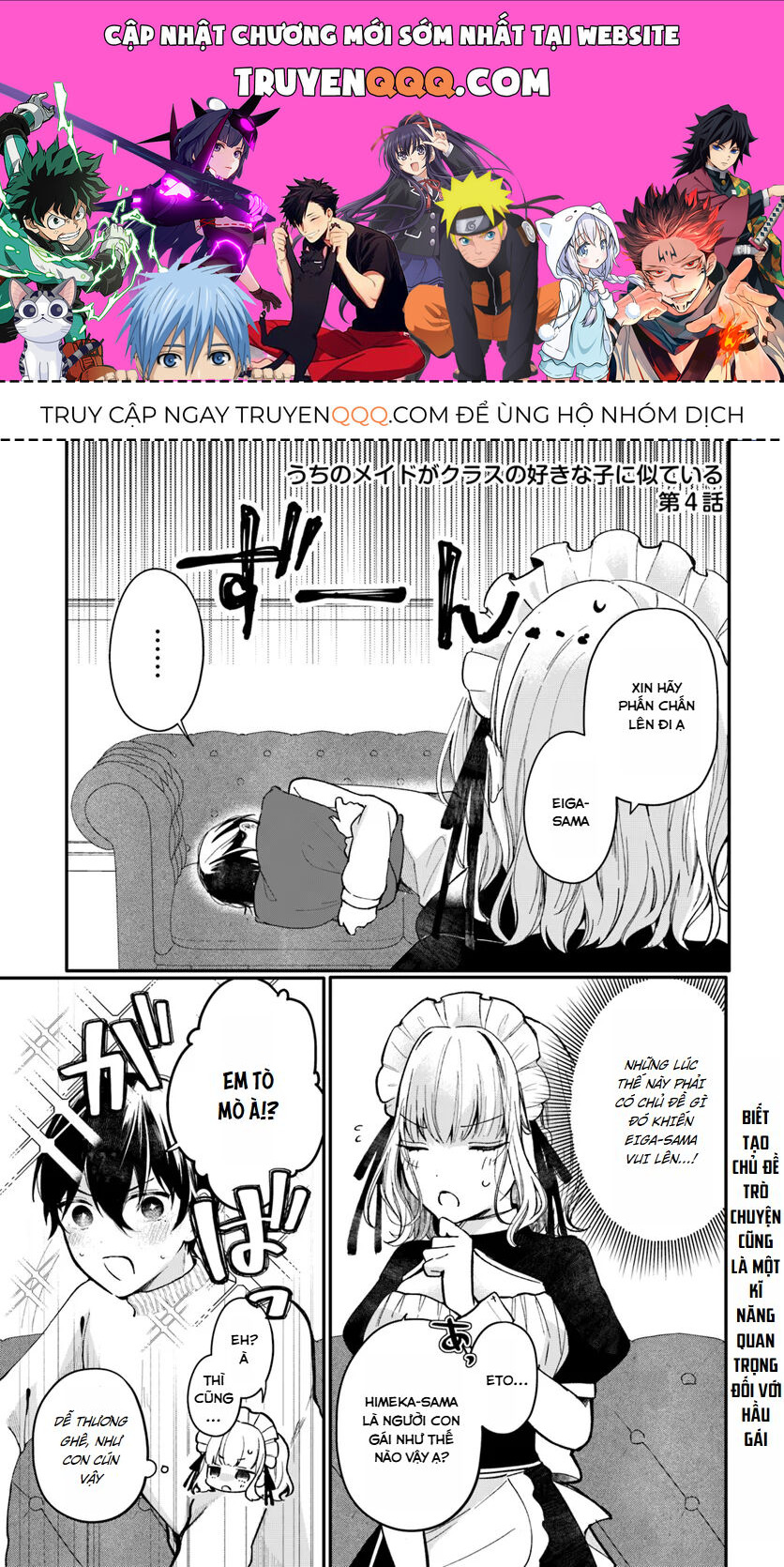 Hầu Gái Nhà Tôi Trông Giống Cô Bạn Cùng Lớp Mà Tôi Thích - Chapter 4