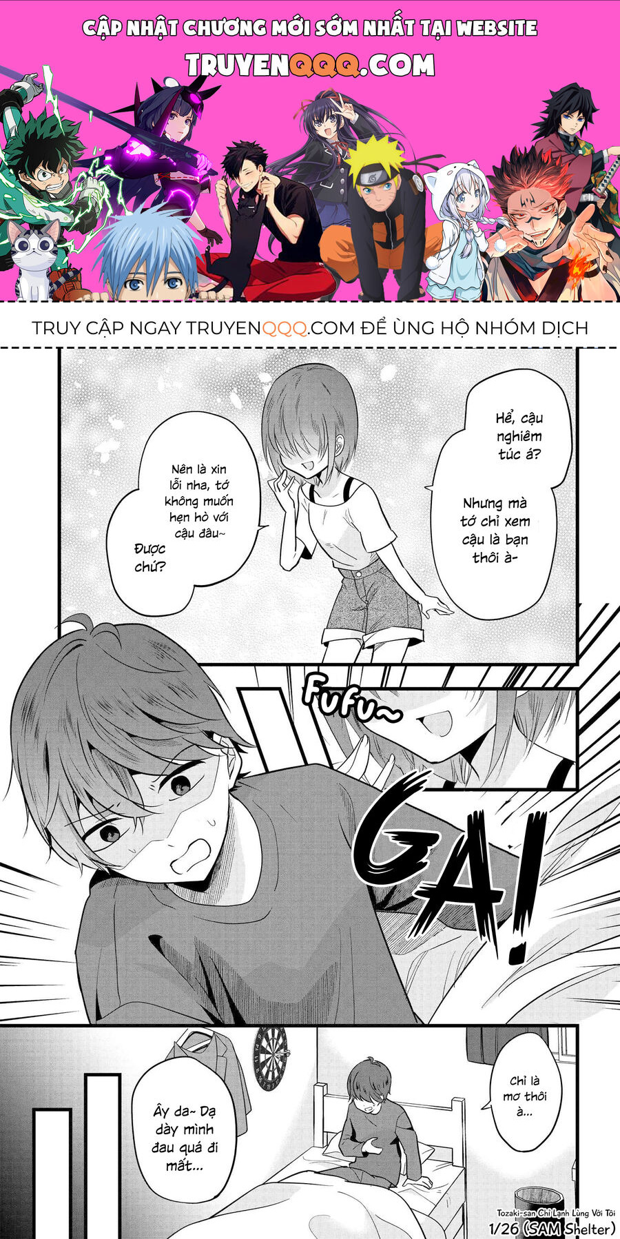 Tozaki-San Chỉ Lạnh Lùng Mỗi Mình Tôi - Chapter 4