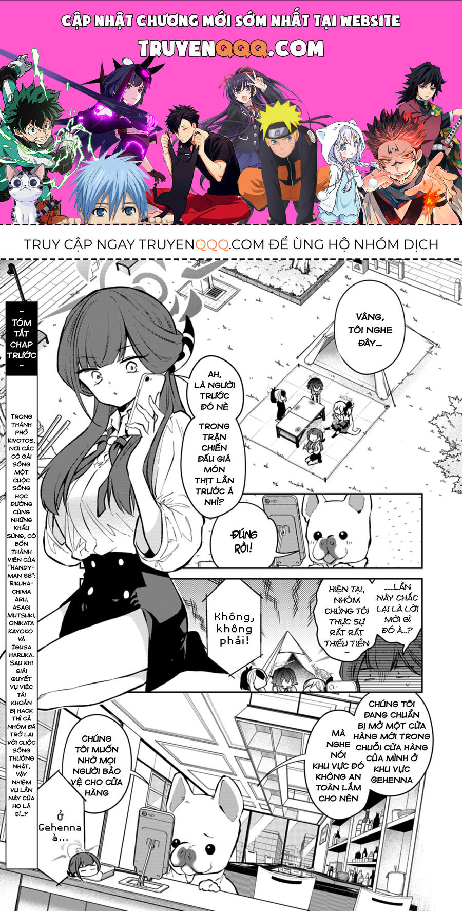 Blue Archive: Nhật Kí Nghiệp Vụ Của Handyman 68 - Chapter 24